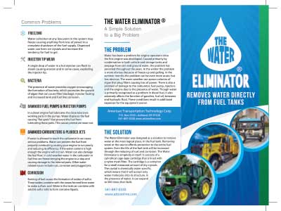 the water eliminator resources